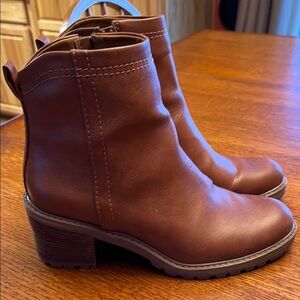 Women's Brown Ankle Boots ZODIAC